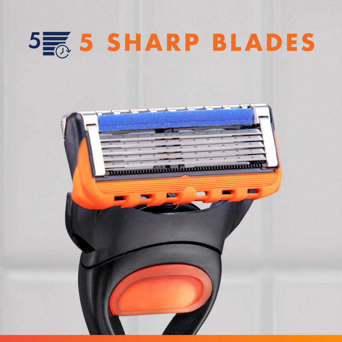 Razor Handle + 2 Razor Blade Refills A26616