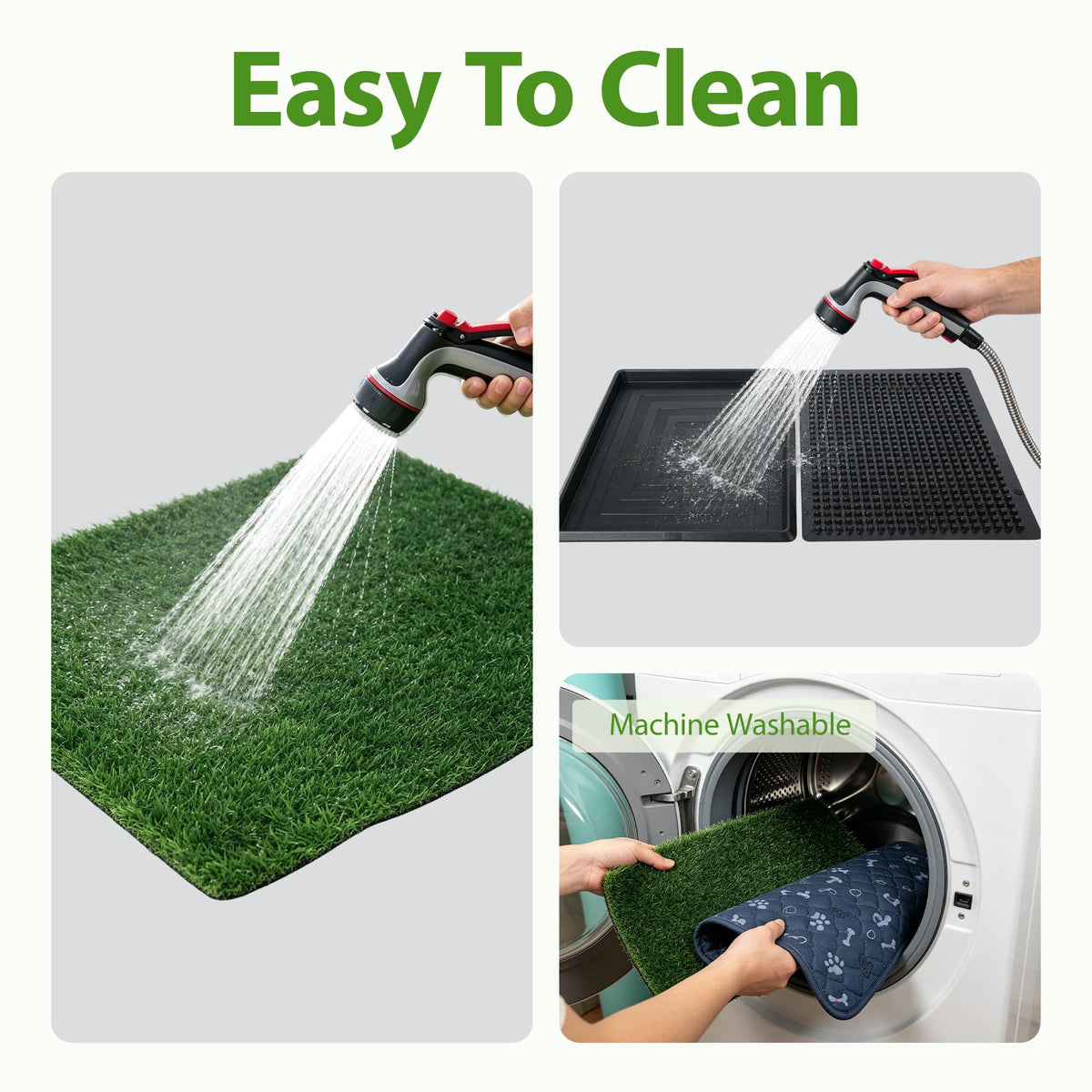 Dog Grass Pad with Tray 30"x20" Q848