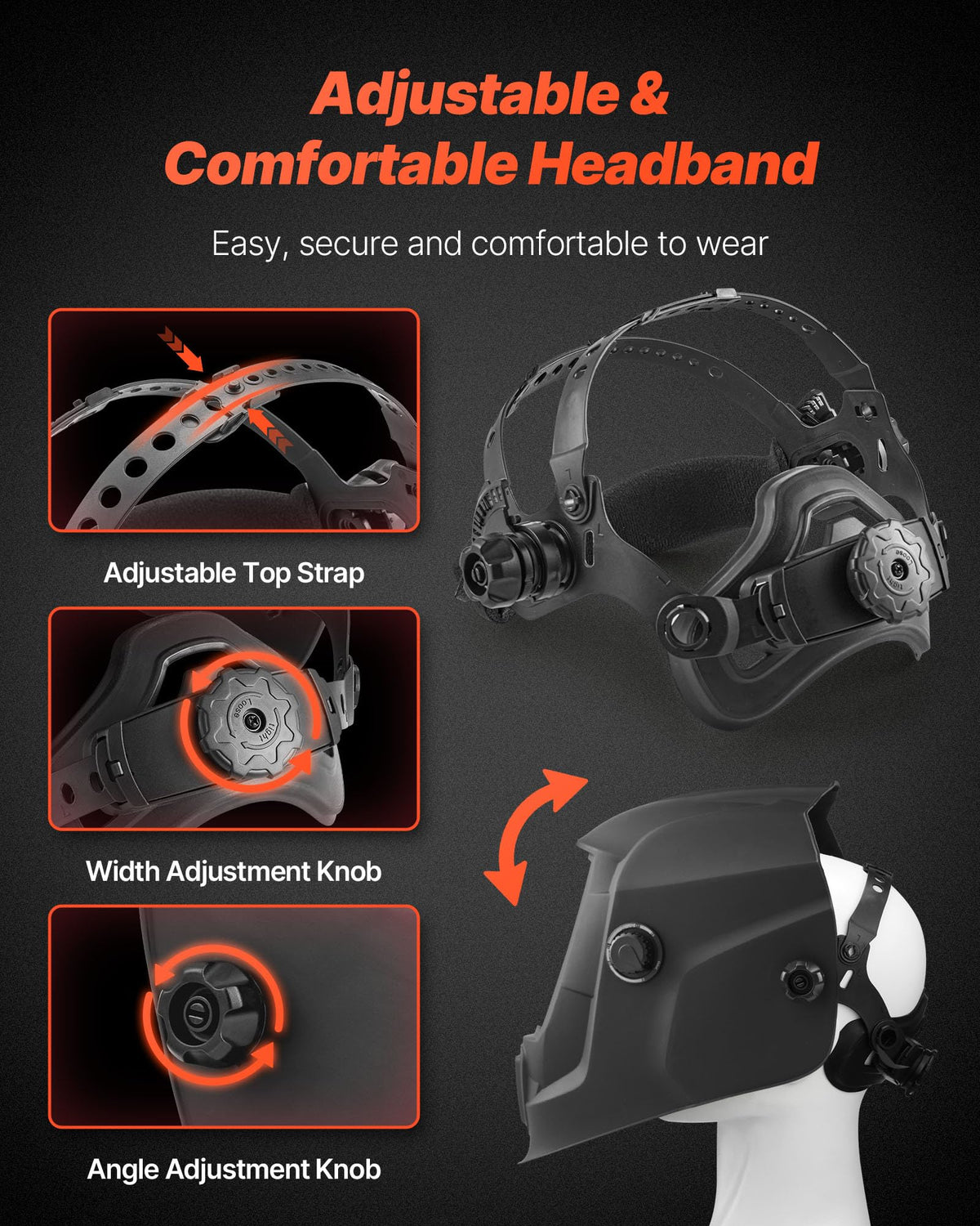 Auto Darkening True Color Welding Helmet G44150