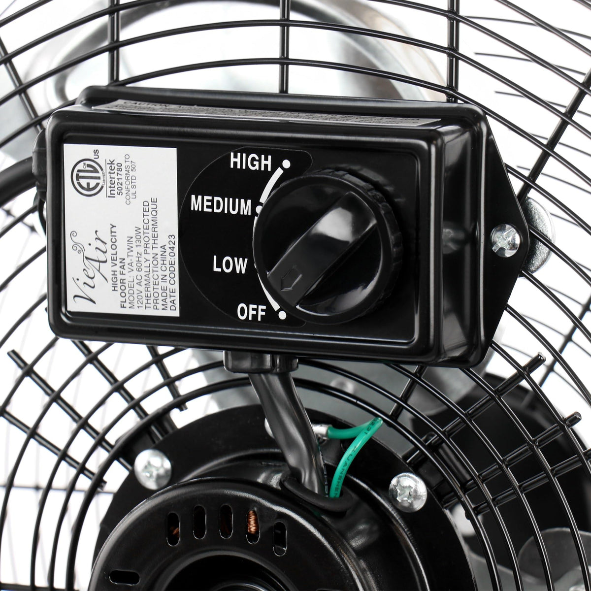 20 Inch Tilting High Velocity 3 Speed Metal Floor Fan Z6207