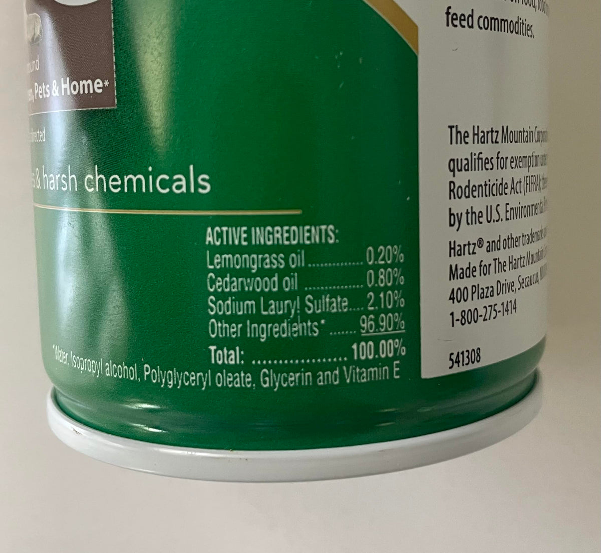 Flea & Tick Spray Treatment for Dogs with Cedarwood and Lemongrass Oil, 14 Ounces D86929
