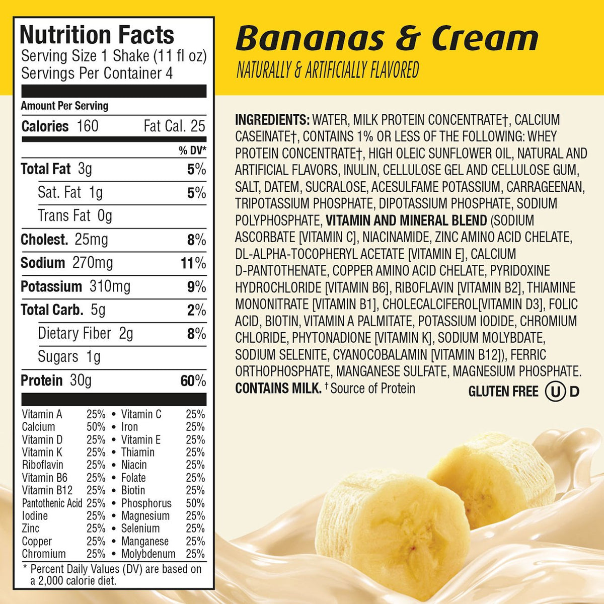 Banana 30g Protein Shake 12 Count C945835