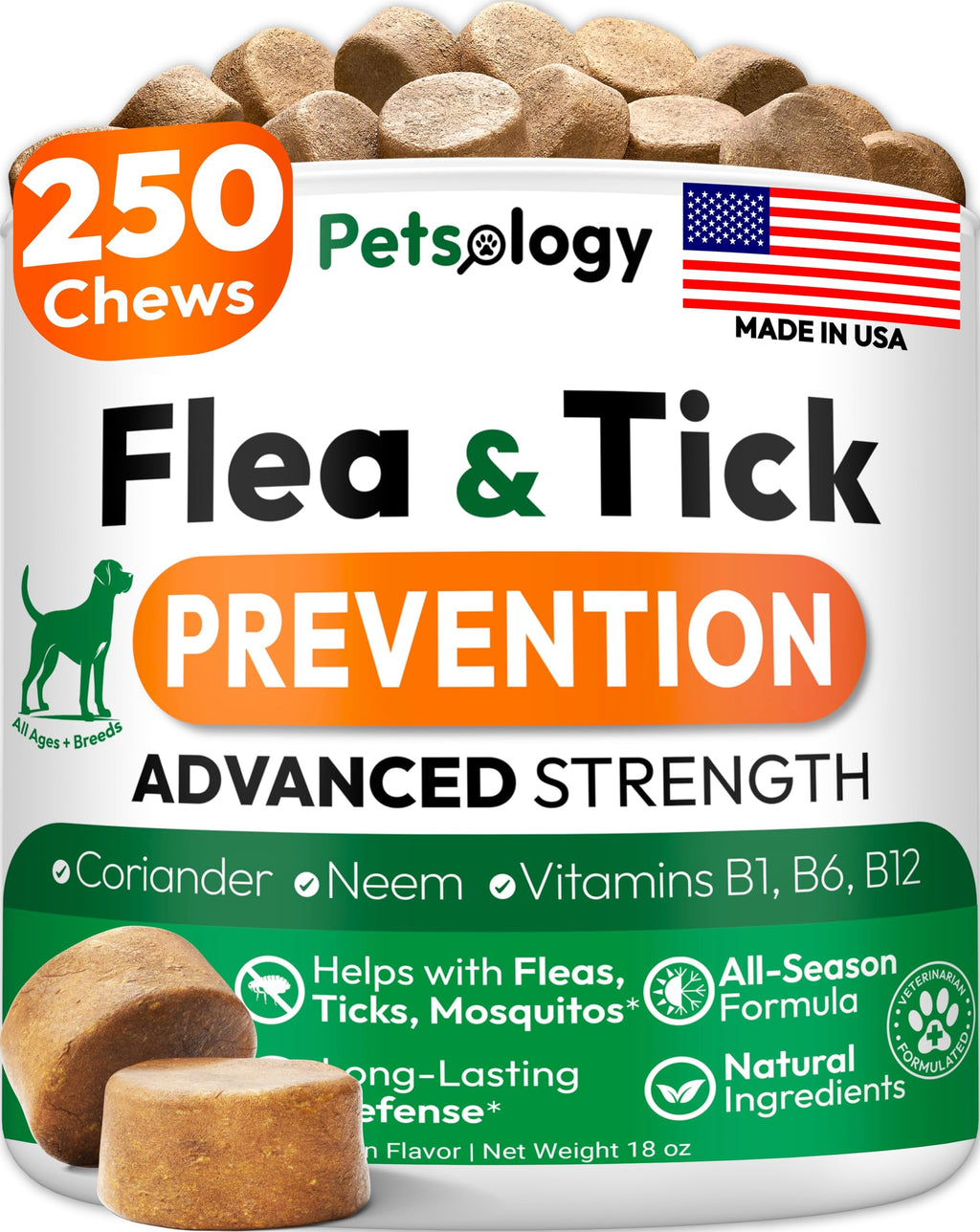 Flea and Tick Prevention for Dogs Chews C691320