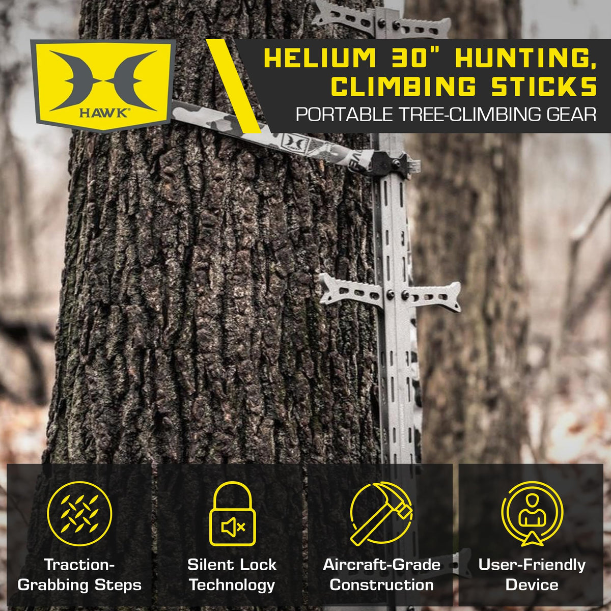 Hunting Tree Stand with Climbing Sticks D8488