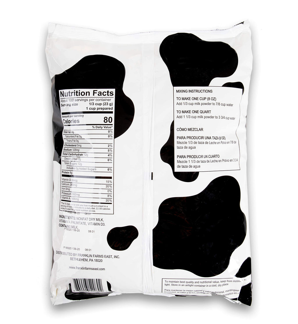 Instant Nonfat Dry Milk 5 Pound Bag A540456