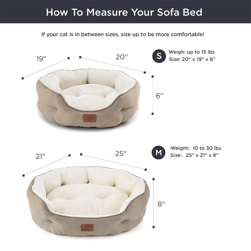 Small Washable Round Dog Bed Z86497