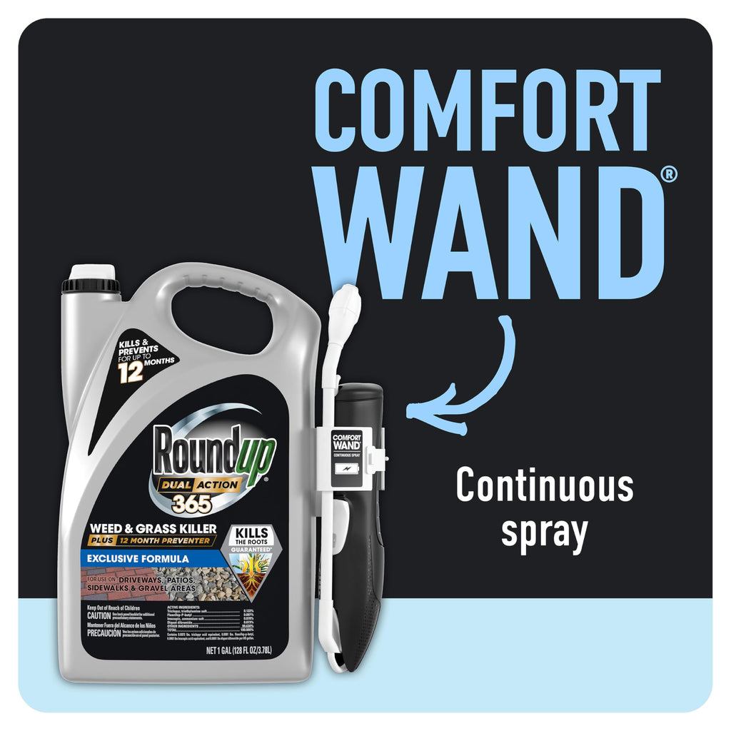 Weed & Grass Killer Plus 12 Month Preventer, 1 gal., Wand (Pack of 4) H6244