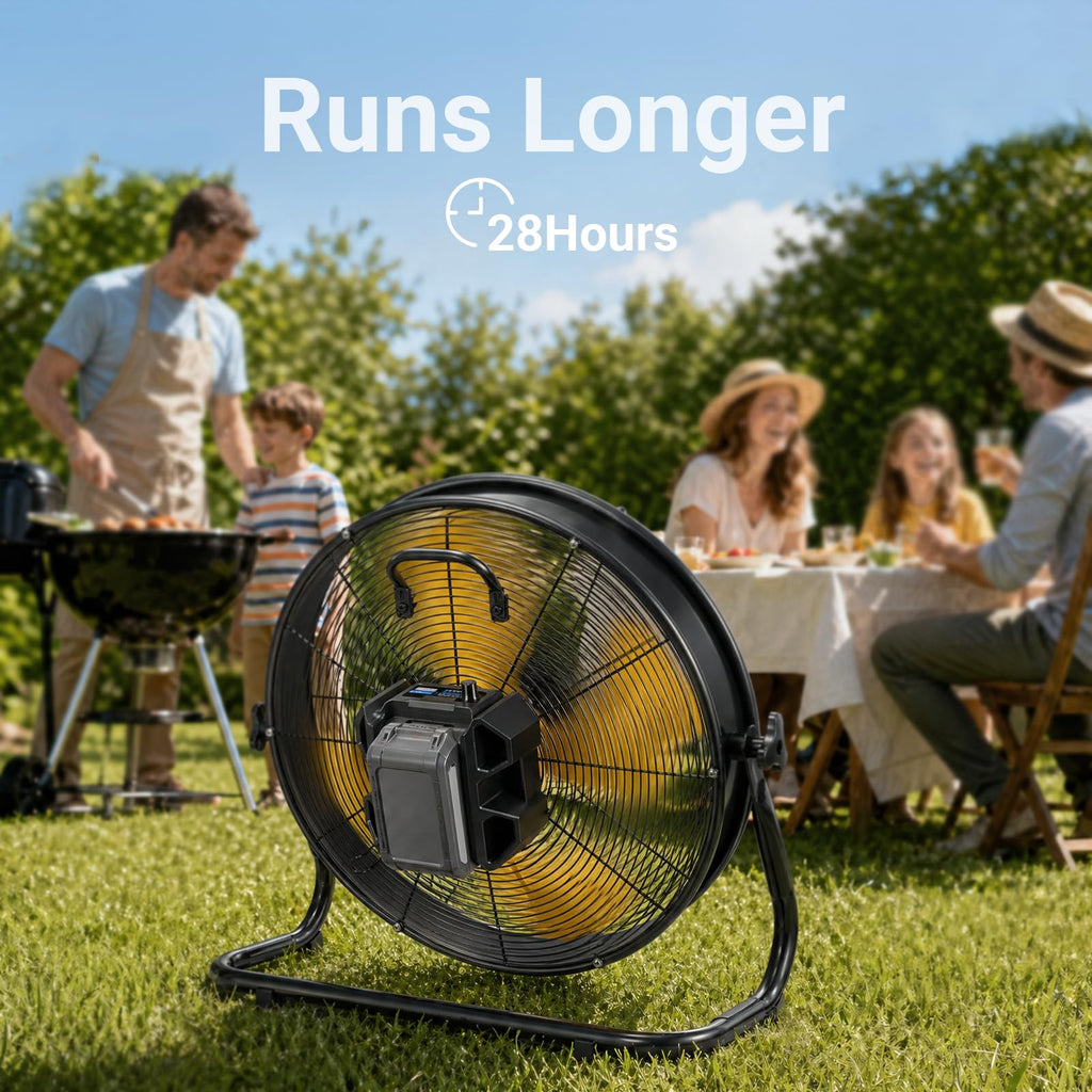 18" Brushless Cordless Floor Fan T140