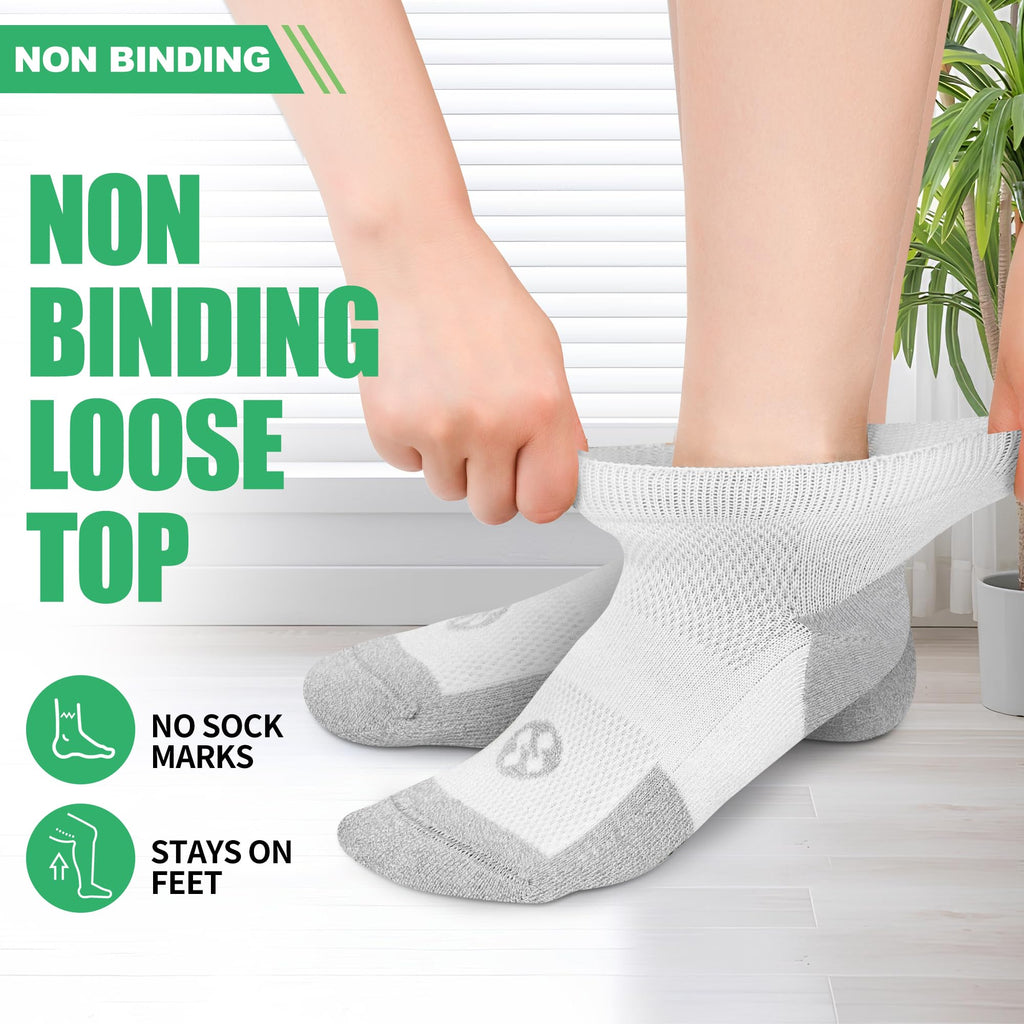 Low Cut Diabetic Socks 6 Pairs A317877