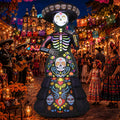 7.2FT Halloween Inflatable Ghost Bride with LED Lights I5482