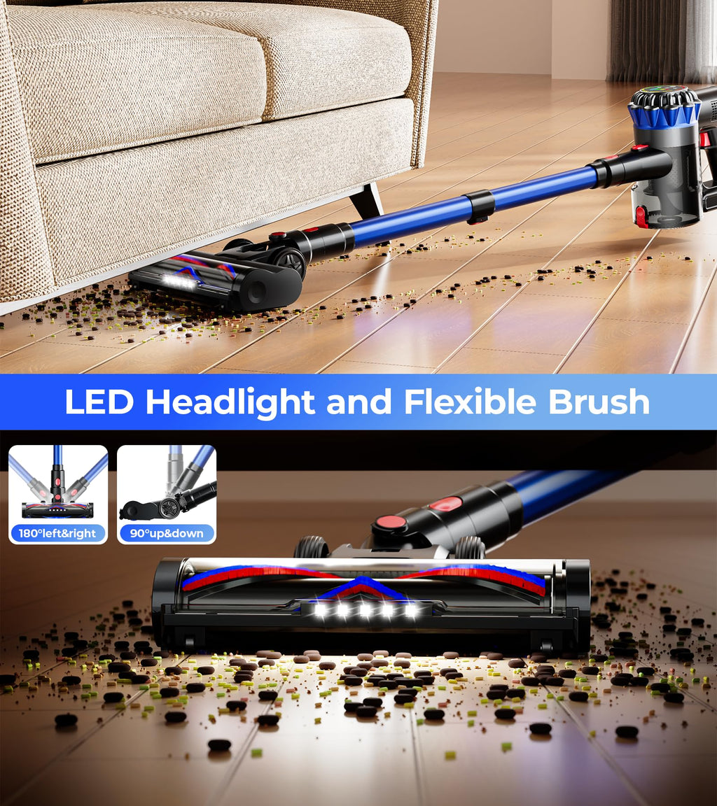 600W 50Kpa 65Mins Cordless Stick Vacuum Cleaner Y593102