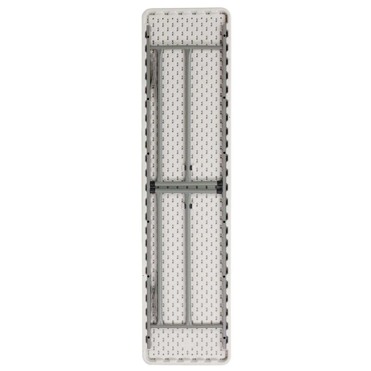 10 Pack 6-Foot Granite White Plastic Folding Table W21258