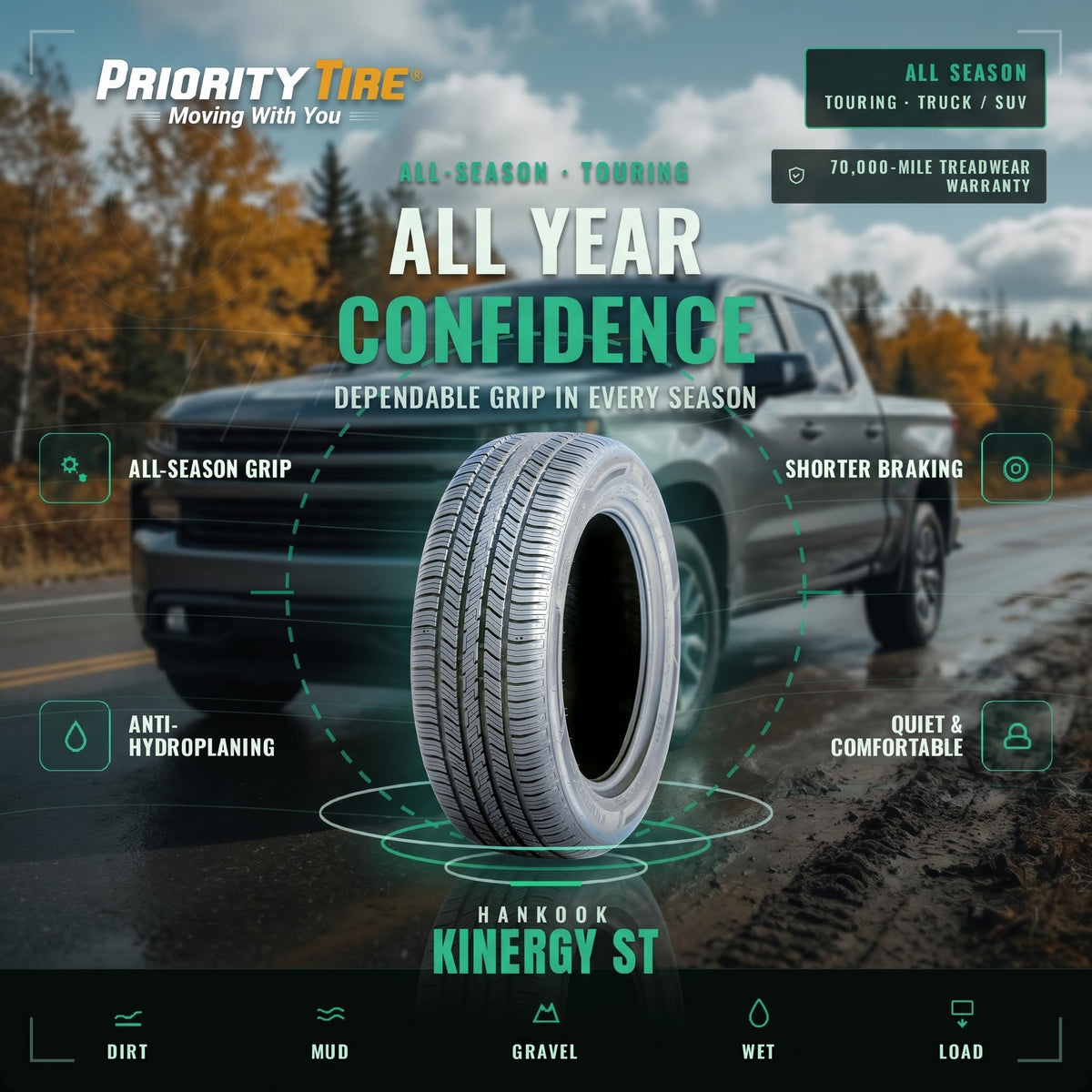 All Season Radial Tire 215/60R16 95H C81487