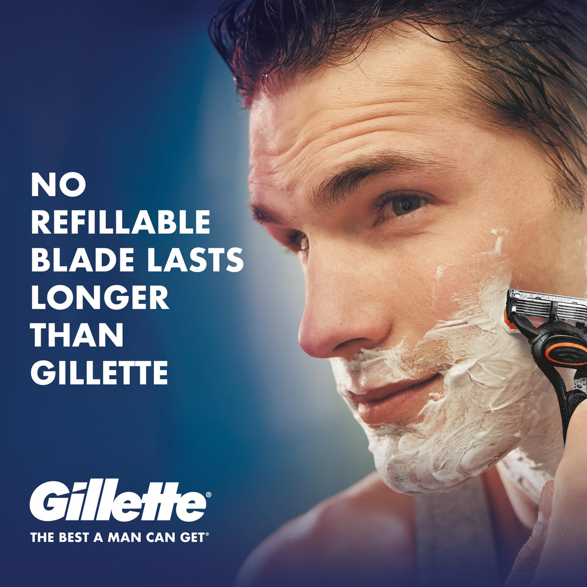 Razor Handle + 2 Razor Blade Refills A26616