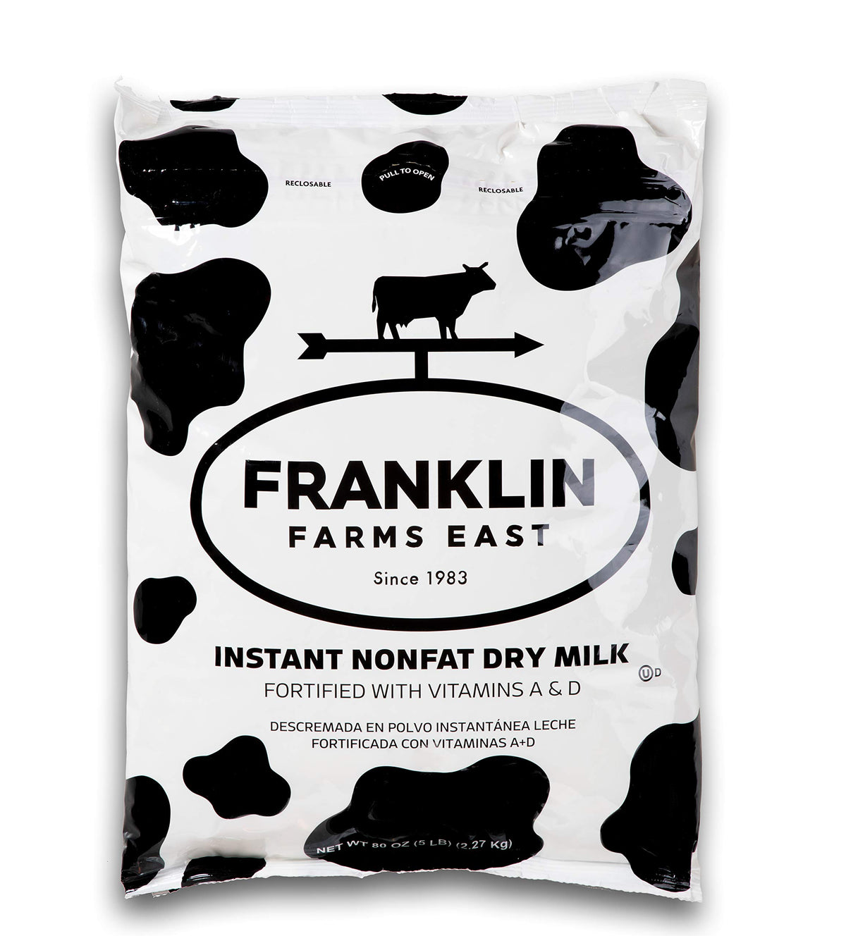 Instant Nonfat Dry Milk 5 Pound Bag A540456