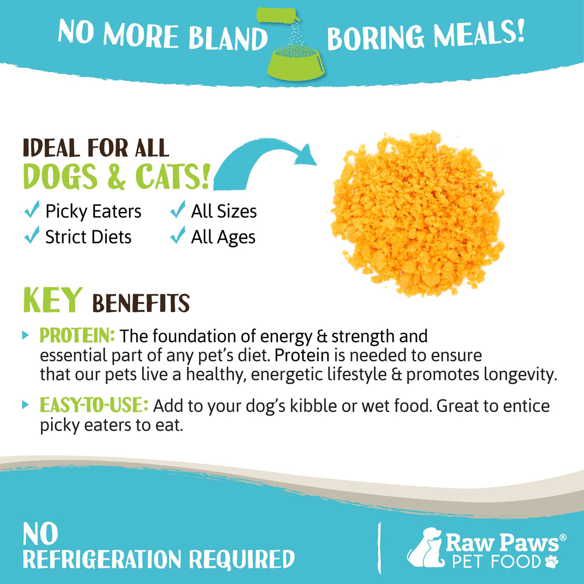 Freeze-Dried Cheese Pet Food Topper N3318