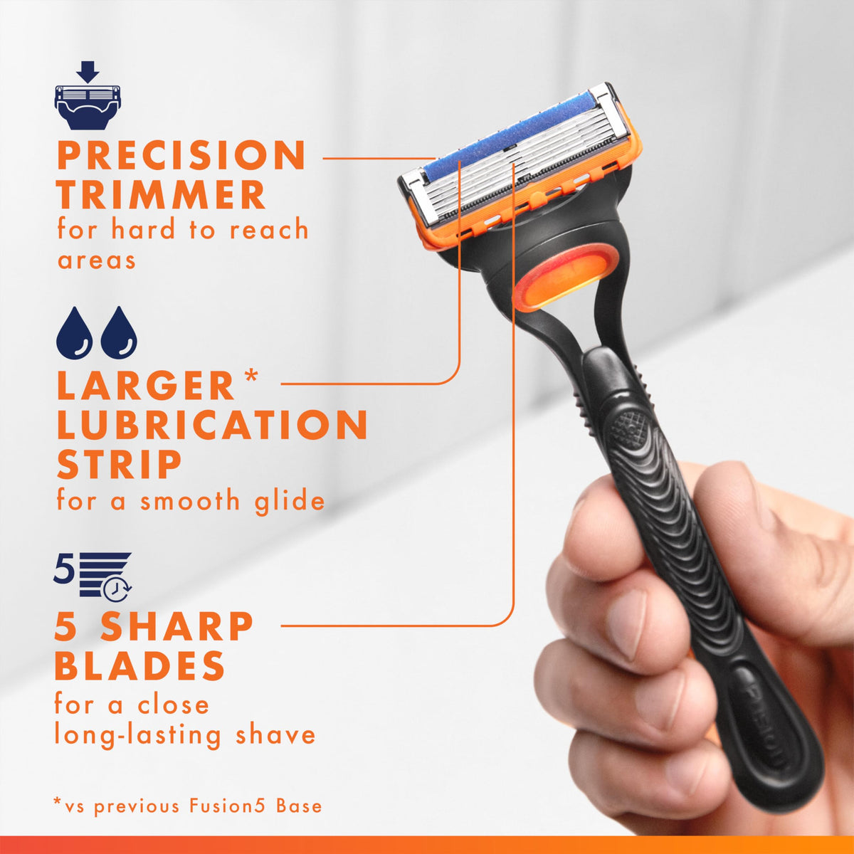 Razor Handle + 2 Razor Blade Refills A26616