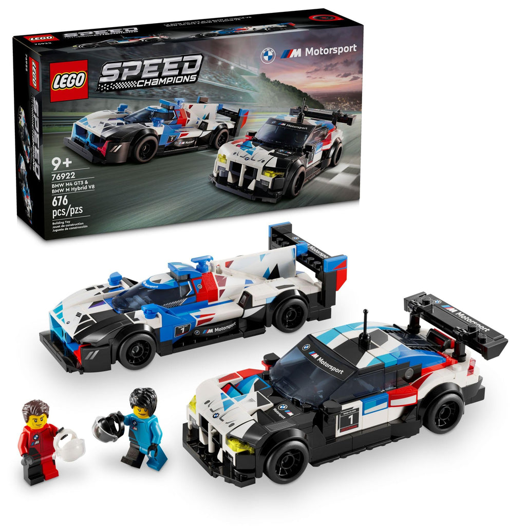 Buildable Race Car Toy Set with 2 Models and 2 Minifigures Y42082