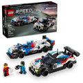 Buildable Race Car Toy Set with 2 Models and 2 Minifigures Y42082