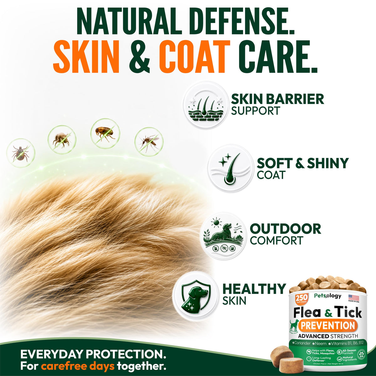 Flea and Tick Prevention for Dogs Chews C691320