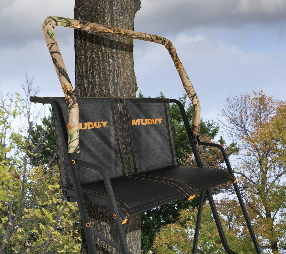 Black 2-Man Ladderstand S8415