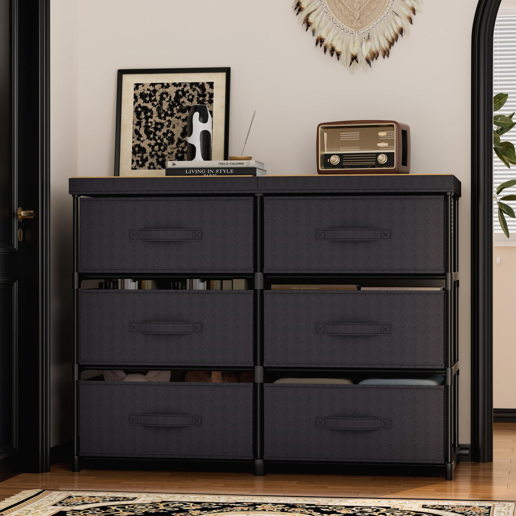 6 Fabric Drawer Dresser B48593
