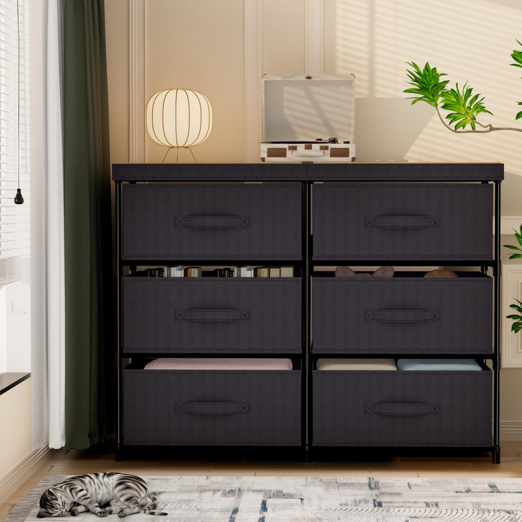 6 Fabric Drawer Dresser B48593